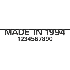 Made In Customizable Glitter Banner