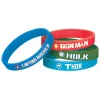 Marvel's Avengers Rubber Bracelets, 4ct