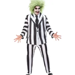 Men's Big and Tall Beetlejuice Classic Costume