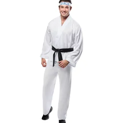 Men's Karate Kid Classic Miyagi-Do Dojo Daniel Larusso Costume