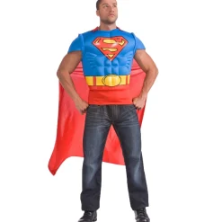 Men's Superman Muscle Chest Costume Top