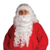 Men's White Santa Beard and Wig Set - Value