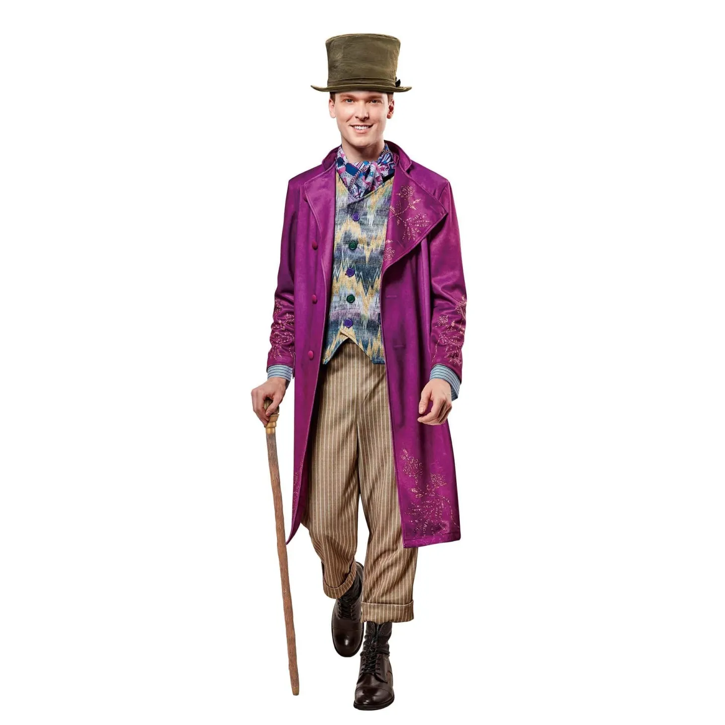 Men's Wonka Movie Willy Wonka Costume - Deluxe