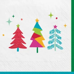 Merry Everything Tree Paper Lunch Napkins, 6.5in, 40ct