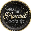 Metallic Awards Night Paper Dinner Plates, 10in, 20ct