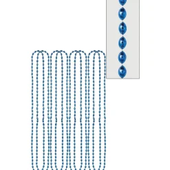 Metallic Bead Necklaces, Assorted Colors, Multiple Counts
