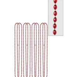 Metallic Bead Necklaces, Assorted Colors, Multiple Counts