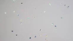 Metallic Confetti Balloons - 24in, 2ct, Assorted Colors