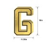 Metallic Gold & Silver Grad Cardstock Centerpiece Kit, 18in, 4pc