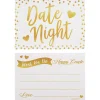 Metallic Gold & White Date Night Advice Cards, 24ct