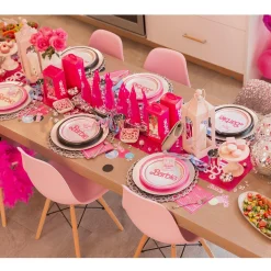 Metallic Malibu Barbie Paper Lunch Plates, 9in, 8ct