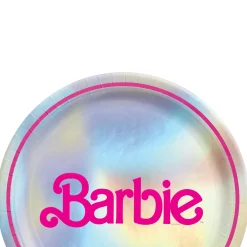 Metallic Malibu Barbie Paper Lunch Plates, 9in, 8ct