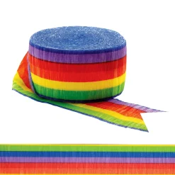 Metallic Streamer, 81ft, Assorted Colors