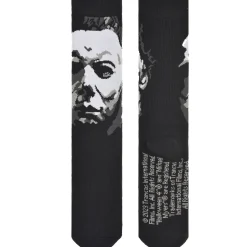 Michael Myers Poster Portrait Crew Socks - Halloween 4
