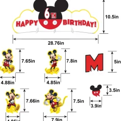 Mickey Mouse Forever Birthday Table Decorating Kit, 14pc