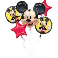 Mickey Mouse Forever Foil Balloon Bouquet, 5pc