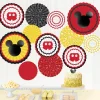Mickey Mouse Forever Paper Fan Decoration Kit 17pc