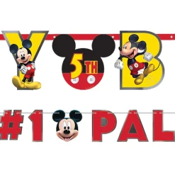 Mickey Mouse Forever Personalized Birthday Banner Kit 2ct