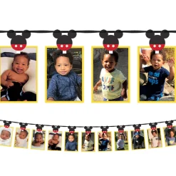 Mickey Mouse Forever 13-Picture Photo Garland Kit, 12ft, 42pc