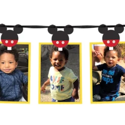 Mickey Mouse Forever 13-Picture Photo Garland Kit, 12ft, 42pc