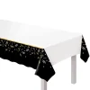 Midnight Cheer NYE Plastic Tablecover, 54in x 102in