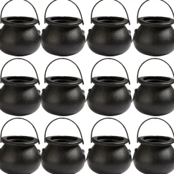 Mini Black Candy Cauldrons, 12ct