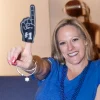 Mini Black Foam Fingers, 12ct - Spirit Party Favors