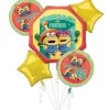 Minions Foil Balloon Bouquet, 5pc - Despicable Me 4