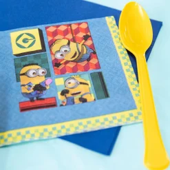 Minions Paper Beverage Napkins, 5in, 16ct - Despicable Me 4