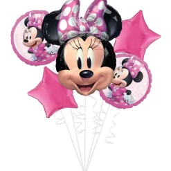 Minnie Mouse Forever Foil Balloon Bouquet, 5pc