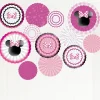 Minnie Mouse Forever Paper Fan Decoration Kit 17pc