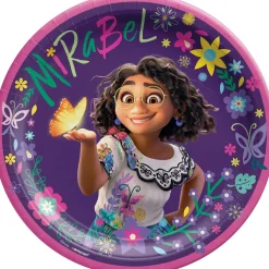 Mirabel Paper Lunch Plates, 9in, 8ct - Encanto