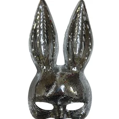 Mirrored Bunny Ears Half Mask