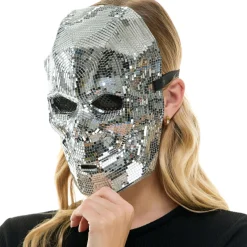 Mirrored Skull Face Mask