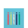 Modern Birthday Paper Beverage Napkins, 5in, 15ct