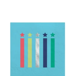 Modern Birthday Paper Beverage Napkins, 5in, 15ct