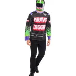 Monster Jam Grave Digger Costume Top for Men