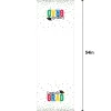 Multicolor Congrats Grad Plastic Table Cover, 54in x 102in - Colorful Future