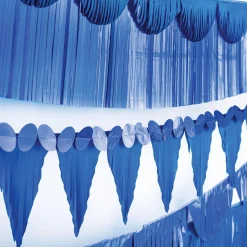 Multishape Fringe Paper Banners, 6ft, 6ct, Assorted Colors