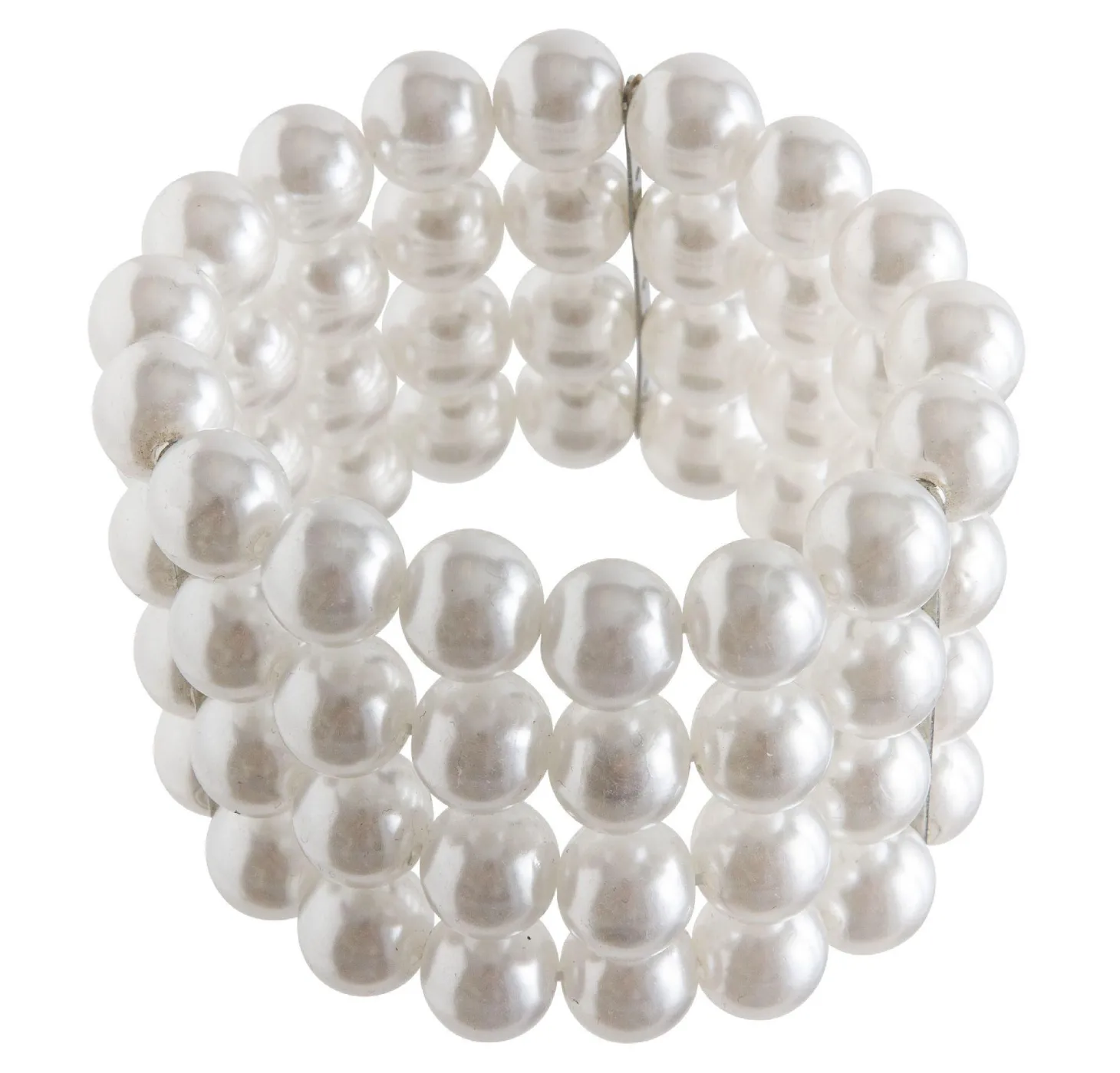 Multistrand Faux Pearl Bracelet