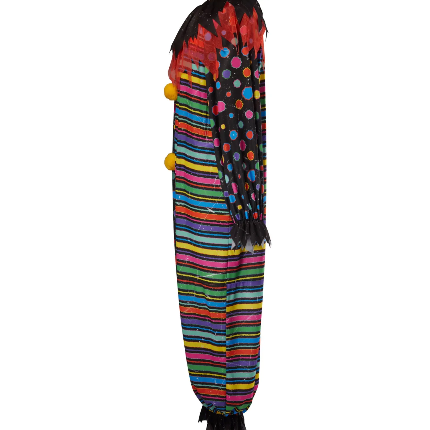 Neon Creepy Clown Costume for Men
