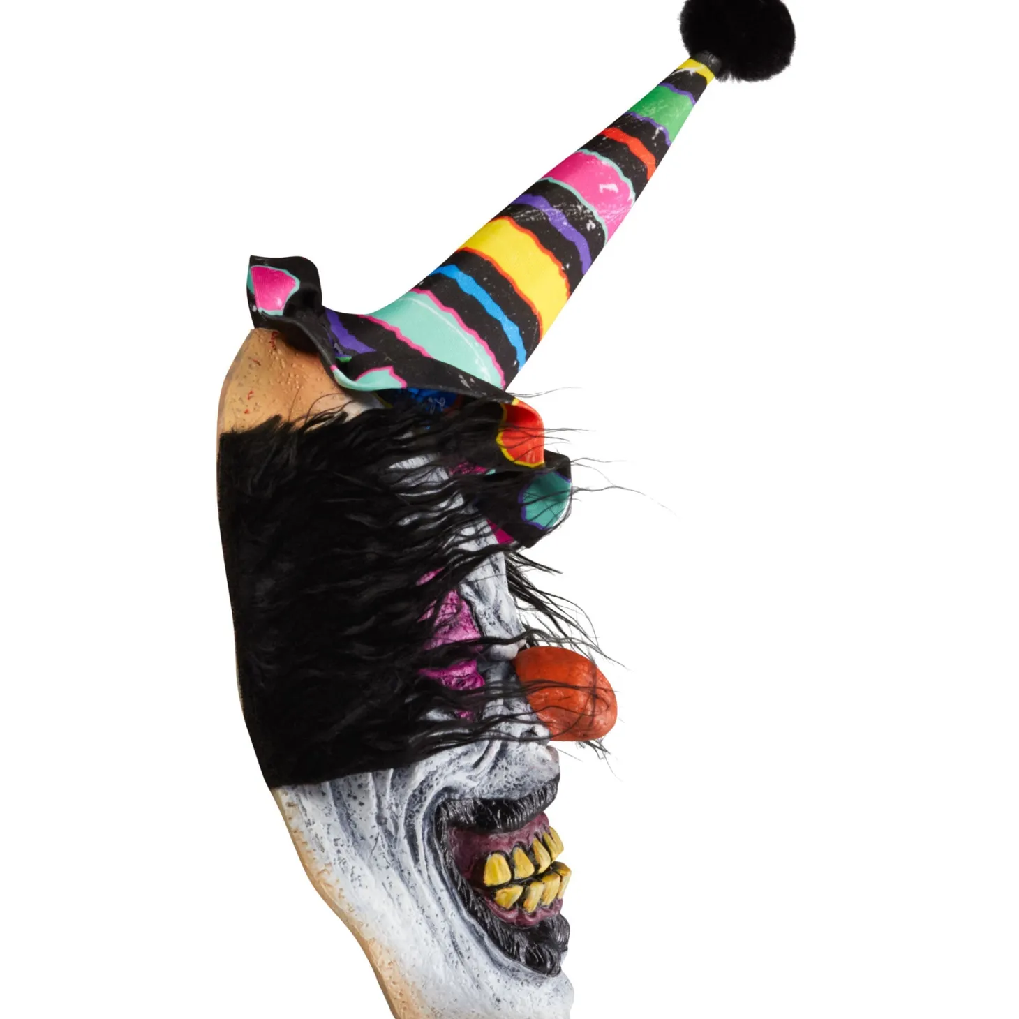 Neon Creepy Clown Costume for Men