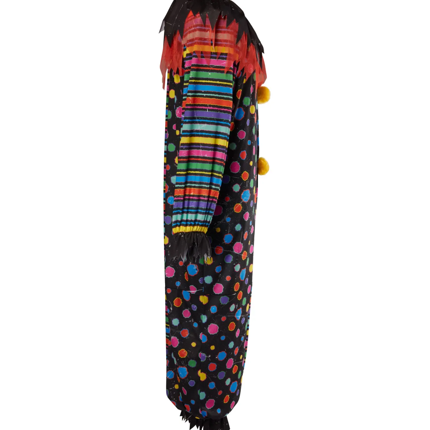 Neon Creepy Clown Costume for Men