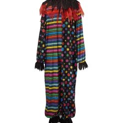 Neon Creepy Clown Costume for Men