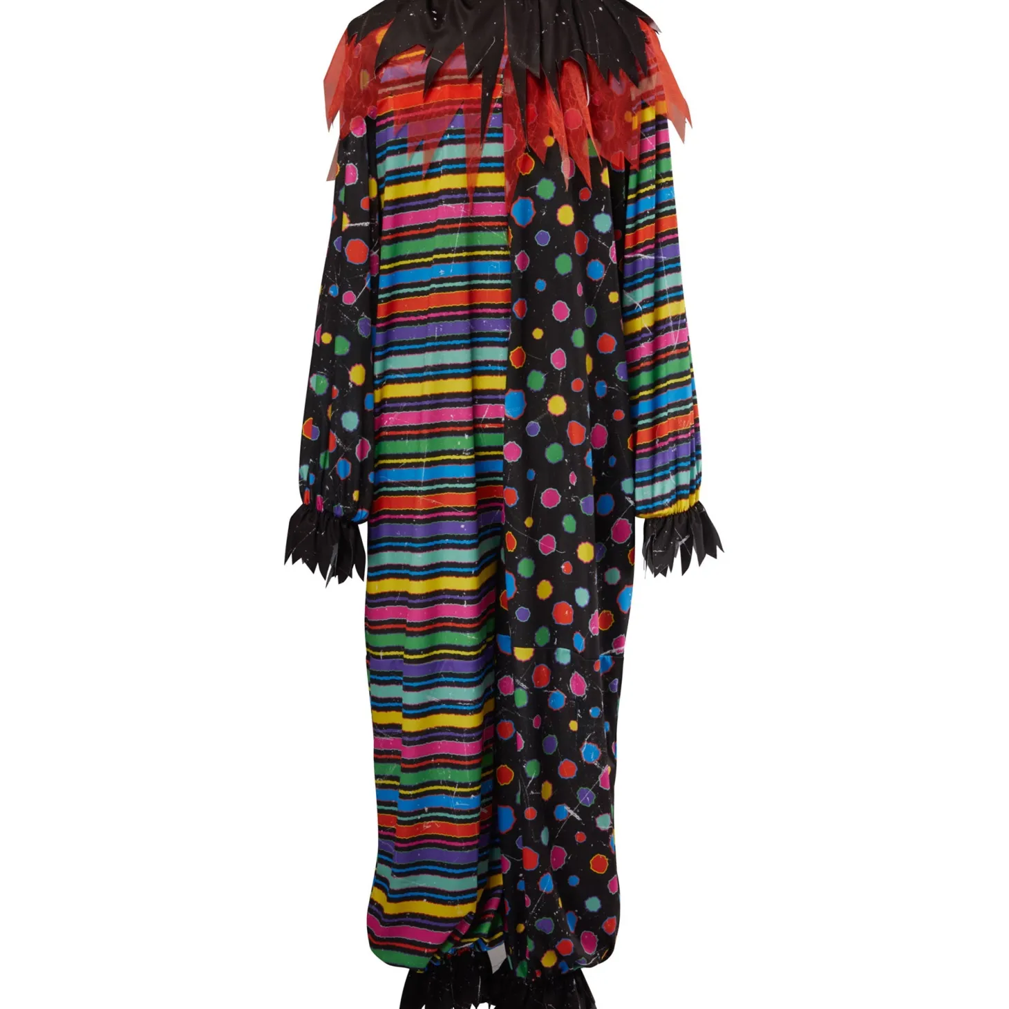 Neon Creepy Clown Costume for Men