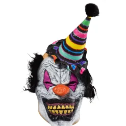 Neon Creepy Clown Costume for Men