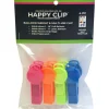 Neon Happy Clip Balloon Weights, 4ct