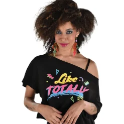 Neon 80s Lightning Bolt Earrings