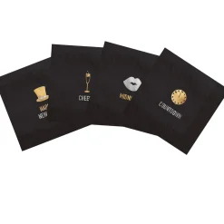 New Year's Eve Edgy Bar Paper Beverage Napkins, 5in, 50ct