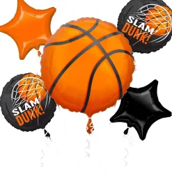 Nothin’ But Net Foil Balloon Bouquet, 5pc